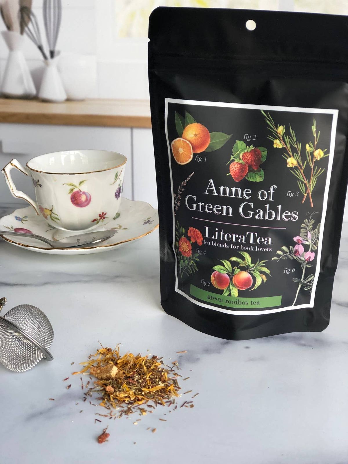 Anne of Green Gables Green Rooibos Botanical Tea: 2oz Loose Leaf Pouch