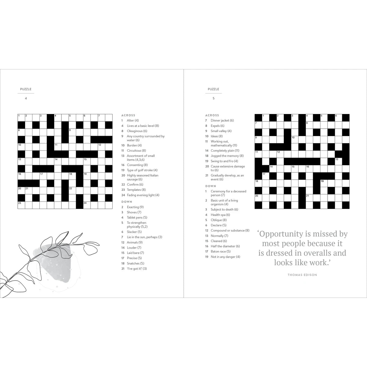 Crosswords to Quieten The Mind- 150 Mindful Puzzles