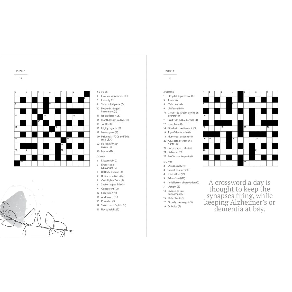 Crosswords to Quieten The Mind- 150 Mindful Puzzles