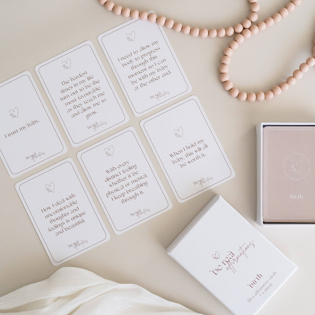 Birth affirmation cards