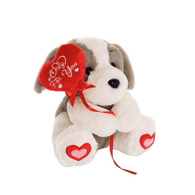 Puppy Harrold w Only For You Heart Plush Toy Cream (21cmST)