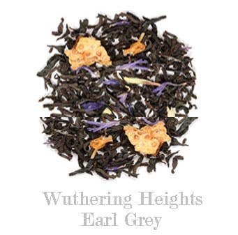 Wuthering Heights Earl Grey Bookish Tea Blend: 12 Tea Bags in Tin Canister