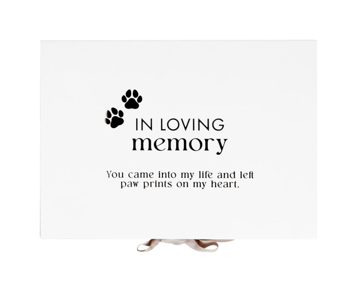 Sympathy Pet In Loving Memory Keepsake Box