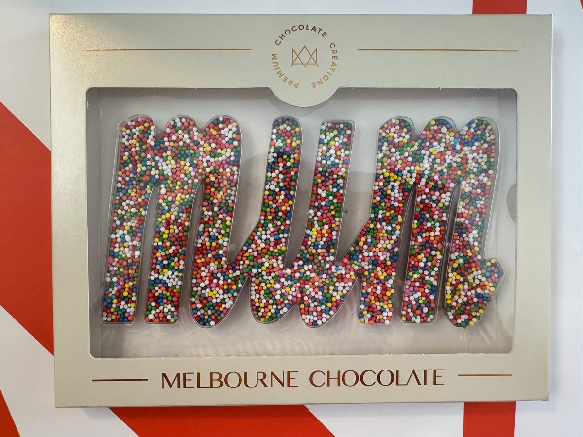 Mum Milk Chocolate Speckle Word