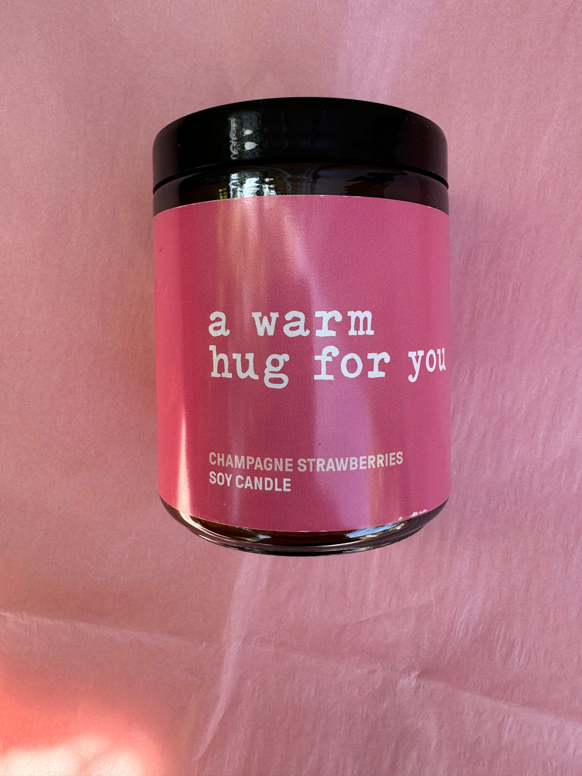 A Warm Hug For You Custom Candle