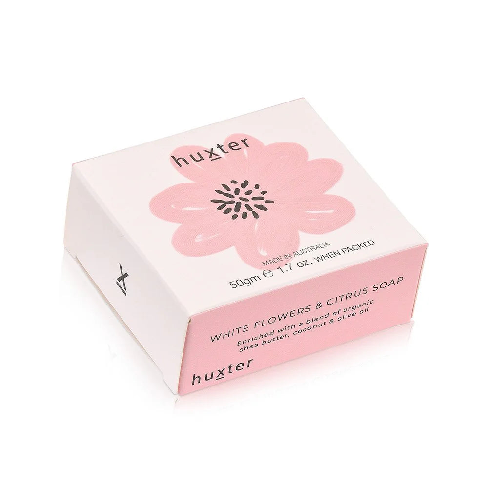 Huxter - Mini Boxed Guest Soap - White Flowers & Citrus - 50gm