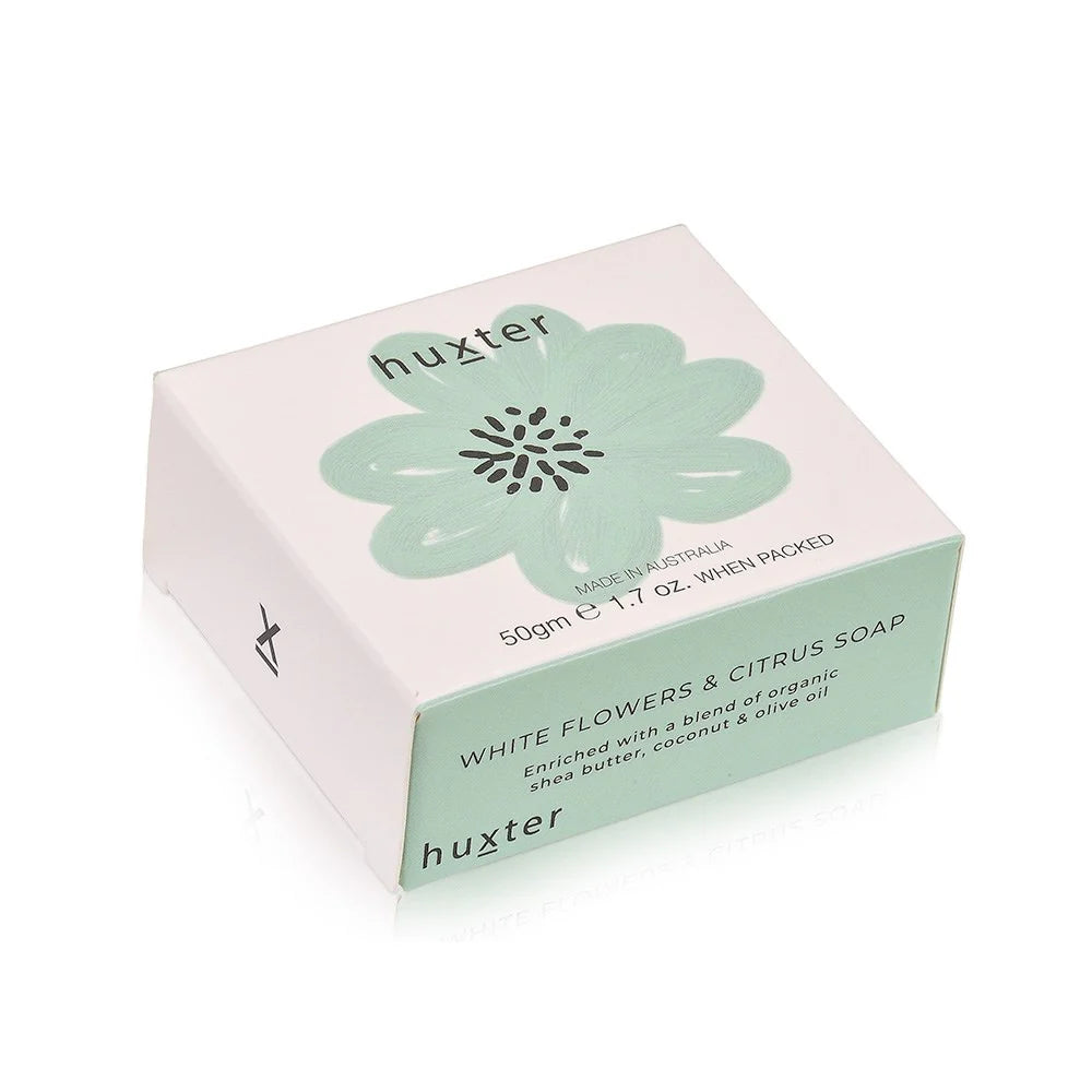 Huxter - Mini Boxed Guest Soap - White Flowers & Citrus - 50gm