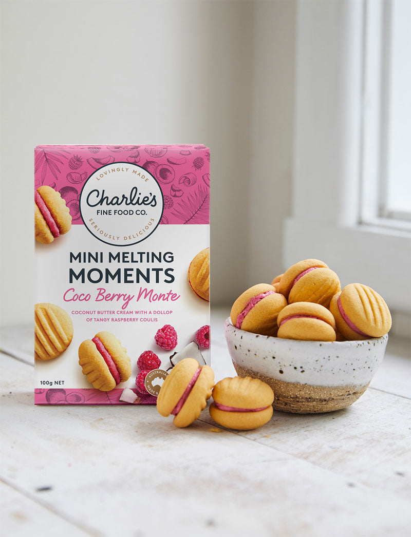 Mini Melting Moments 8 pack- Charlies Fine Food Co