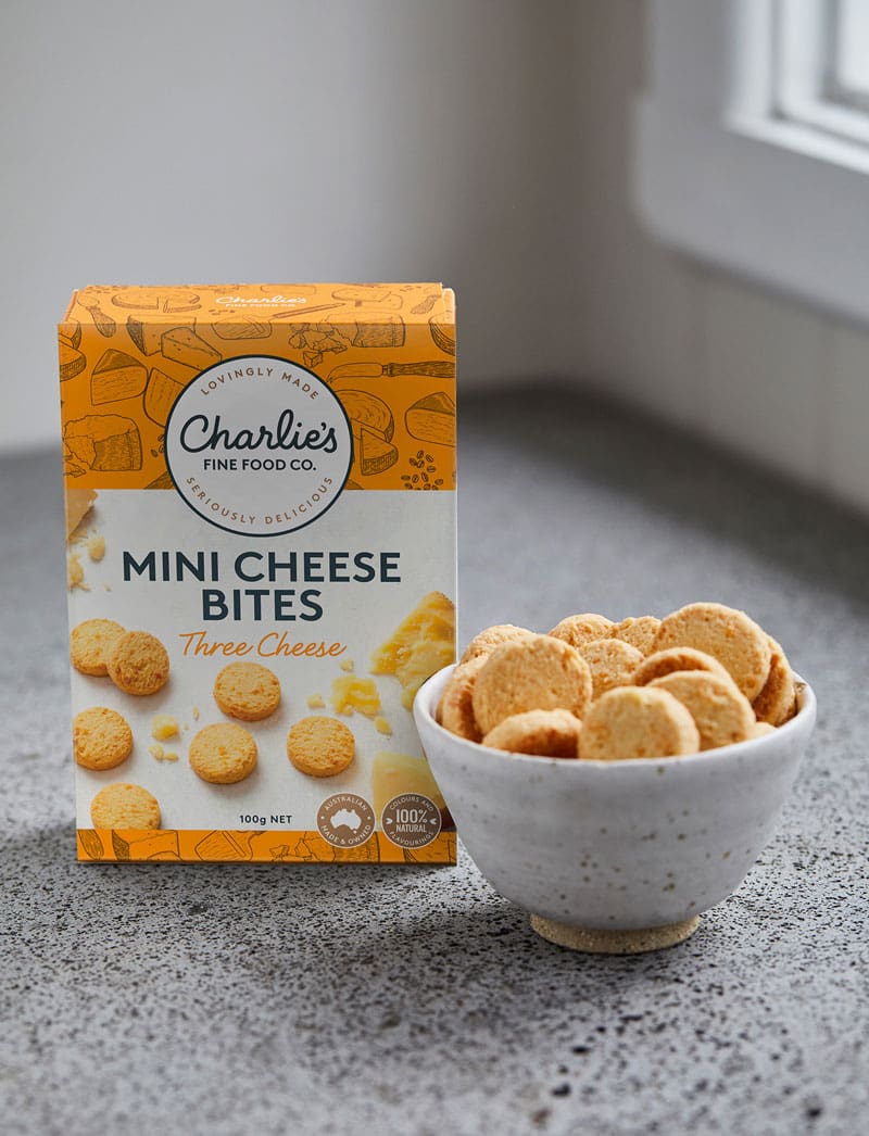 Three Cheese Mini Cheese Bites 100g