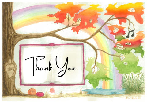 Thank You Card- Charlie By Art