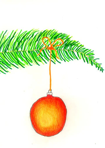 "Bauble" Christmas Card- Charlie By Art