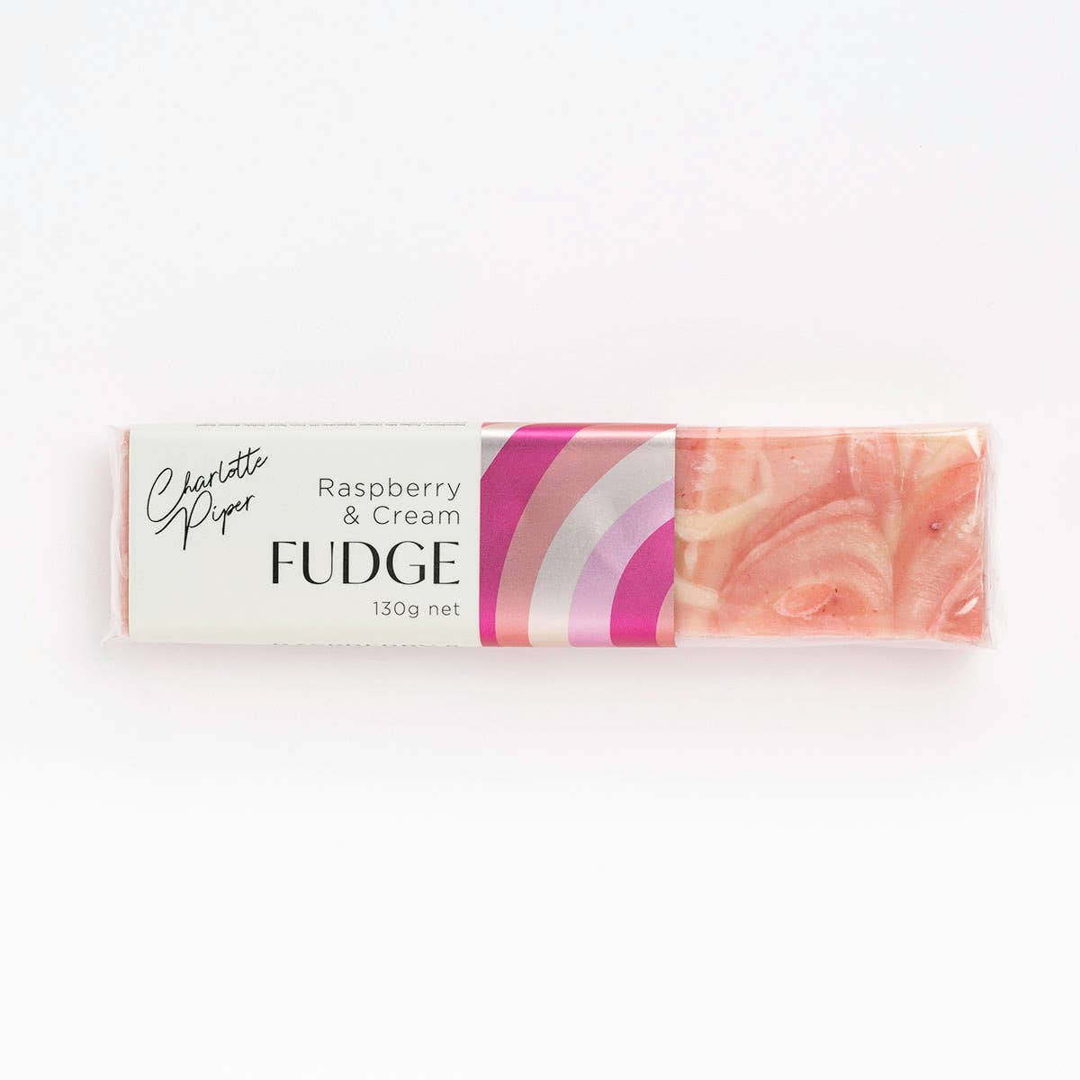 130g Raspberry & Cream Fudge(12)